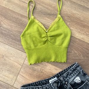 PACSUN Green Cami Top